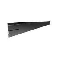 Flexline 150 x 2200 mm. Zwart poedercoat incl. 3 platte grondpennen en verbindingsplaat
