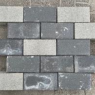 Betonklinker 21x10,5x8cm Grijs/zwart-mix