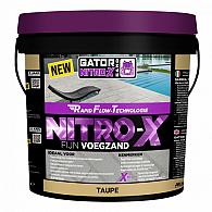 Mbi gator nitro x fijn 12.5 kg taupe