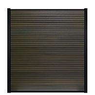 Fencyscherm WPC Rabatplank Rhombus (140mm) Chocolate 20x150x1780mm