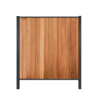 Thermo rabatplank rhombus (wb 129mm) ayous 20x140x1785mm