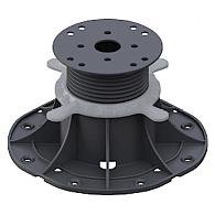 WM stelpoot, hoogte 70-120mm incl. hoek t.b.v. aluminium profiel (verpakking 50 st.)