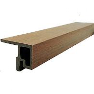 Legro AC10 Rhombus aansluitprofiel 6x4,3x360 cm (w.m.60x35) Teak