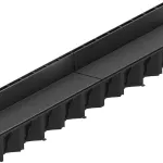 Aco Hexa slotline goot +kunststof zwart opzet 1m