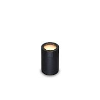 Avis cirkel zwart grondspot | warmwit | 0,2 watt 12 volt