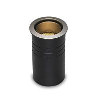 Pego rond zwart grondspot | warmwit | 7 watt 12 volt