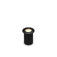Nodar ring zwart grondspot | warmwit | 0,2 watt 12 volt