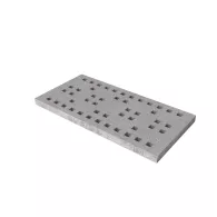 Oud hollands grasbetonplaat matrix 200x100x10 cm grijs
