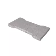 Oud hollands eco-tegel lang 100x50x7 cm grijs