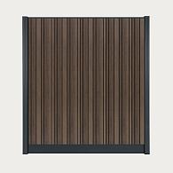 wpc fency barcode profile (wb 198mm) chocolate 20x207x1780mm