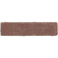 Tumbled bricks waalformaat rood/bruin