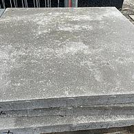 Terrastegel 60x60x4 cm (Type 2) =kleurafwijking -X- (Bruin, met iets grijs)