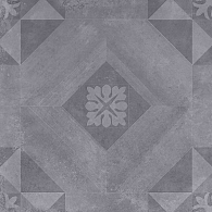 GeoCeramica 60x60x4cm Symbol block black (restpartij)