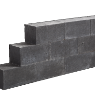 Linea block black 15x15x30cm