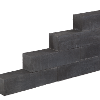 Linea block black 15x15x60cm