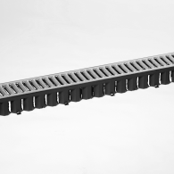 ACO Hexaline 2.0 goot +verzinkt staal sleufrooster 1m