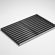 ACO  Schoonlopermat rubberstroken 100x50cm