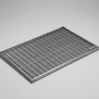 Aco Rooster schoonl 100x50x2cm maasr 9x31 cm