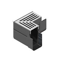 ACO Slimline Hoekstuk incl. RVS rooster