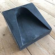 HA-steen recht 24x24x5/13cm Antraciet