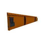 Flexline 240 x 2160mm Corten incl. 5 grondnagels en verbindingsset