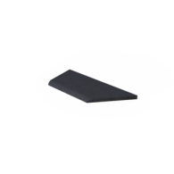 Oud hollands zwembadrand hoek links (100/60x40x5 cm) carbon