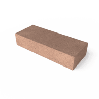 Oud hollands traptrede 100x40x20 cm roodbruin