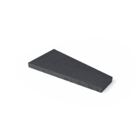 Oud hollands tegel trapezium 120x60/30x8 cm antraciet