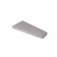 Oud hollands tegel trapezium 120x60/30x8 cm grijs