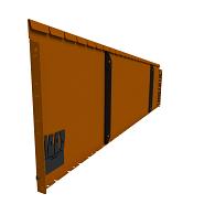 Flexline 560 x 2160mm Corten incl. 5 grondnagels en verbindingsset