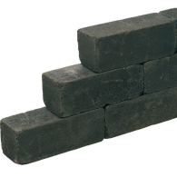 Blockstone black 15x15x30cm