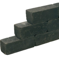Blockstone black 15x15x45cm