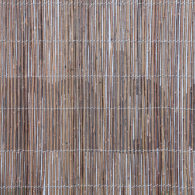Wilgenmat roodbruin van kleur  100x300cm