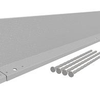 Hardline 150 mm. Gegalvaniseerd incl. 4 grondnagels en verbindingsset