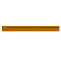 Kant-en-klare hoek Flexline/Rigidline 100 Corten