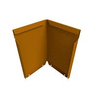 Kant-en-klare hoek Flexline/Rigidline 400 Corten incl. vebindingsset