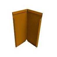 Kant-en-klare hoek Flexline/Rigidline 560 Corten incl. vebindingsset