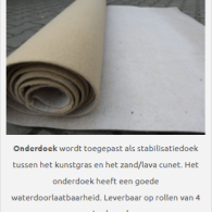 Onderdoek 400 x 220 cm (restpartij)
