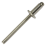 RVS popnagel 50 stuks per zakje