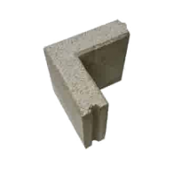 Opsluitband hoekstuk 7x40cm Grijs
