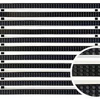 Aco Schoonloper borstelprofiel zwart 100x50c