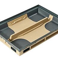 Aco Schoonloperonderbak polymeer 100x50x8cm