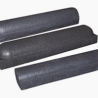 Stootband 20x25x100cm 2x rond zwart