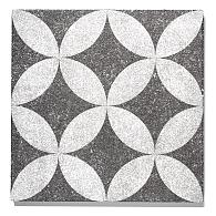 Geoproarte® 60x60x4 dark grey flower
