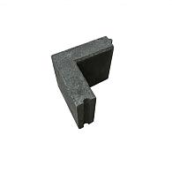 Opsluitband hoekstuk 7x40cm Antraciet
