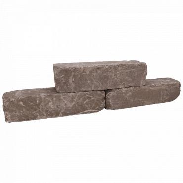 Linia excellence Getrommeld 15x15x60cm Taupe