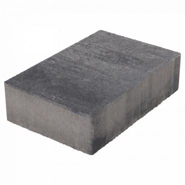 Terrassteen+ 20x30x4 cm grijs/zwart