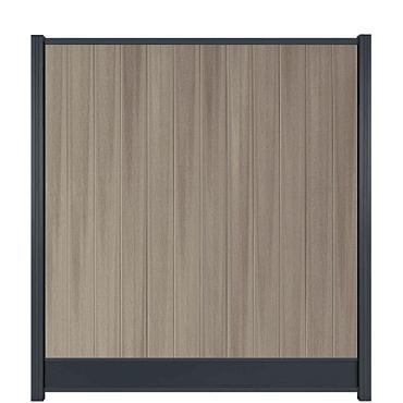 Fencyscherm WPC Rabatplank (wb 140mm) Misty 20x150x1780mm
