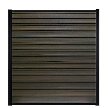 Fencyscherm WPC Rabatplank Rhombus (140mm) Chocolate 20x150x1780mm