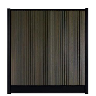 Wpc rabatplank rhombus (140mm) chocolate  20x150x1780mm